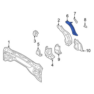 Toyota OE - Left Upper Body D-Pillar Reinforcement