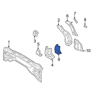 Toyota OE - Left Lower Body D-Pillar Reinforcement
