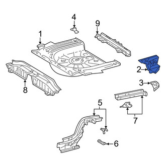 Toyota OE - Rear Right Floor Pan