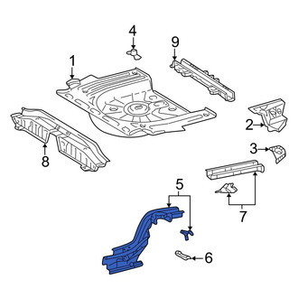 Toyota OE - Front Left Inner Frame Side Member