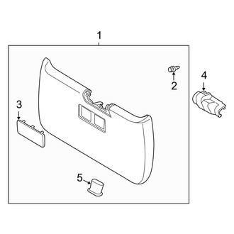 Toyota OE - Lift Gate - Interior Trim