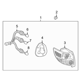 Toyota OE - Rear Lamps - Combination Lamps