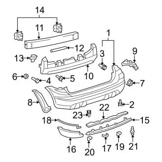 2005 Toyota Matrix OEM Bumpers | Front & Rear — CARiD.com