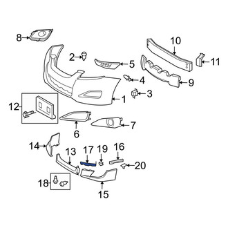 Toyota OE - Front Spoiler Seal