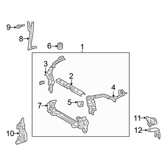 Toyota OE - Radiator Support