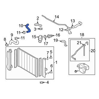 Toyota OE - Lower Radiator Coolant Hose