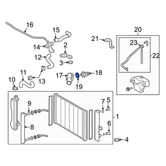 Toyota OE - Engine Coolant Thermostat Housing Gasket