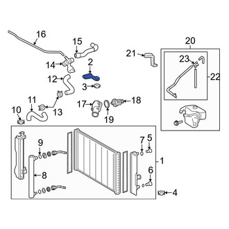 Toyota OE - Radiator Mount Bracket