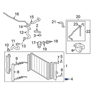 Toyota OE - Radiator Mount Bracket