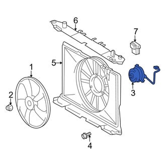 Toyota OE - Engine Cooling Fan Motor