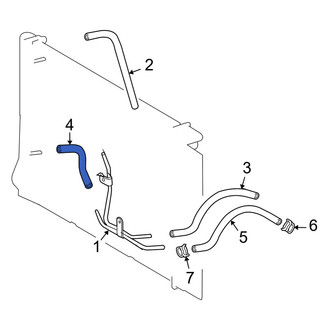 Toyota OE - Right Automatic Transmission Oil Cooler Hose