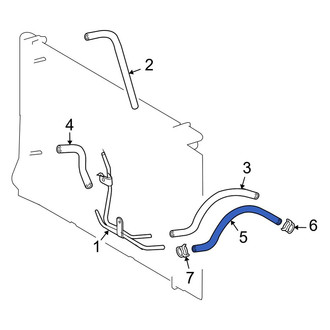 Toyota OE - Automatic Transmission Oil Cooler Hose
