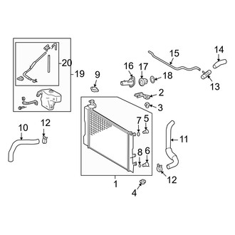 Toyota OE - Cooling - Radiator & Components