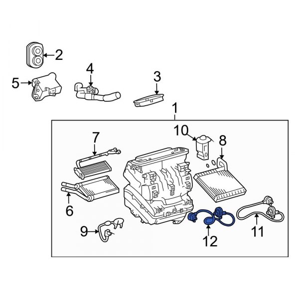 HVAC Blower Control Cable