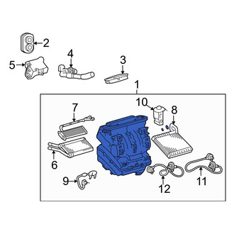 Toyota OE - HVAC Unit Case Assembly