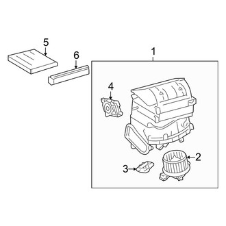 Toyota OE - Air Conditioner & Heater - Blower Motor & Fan