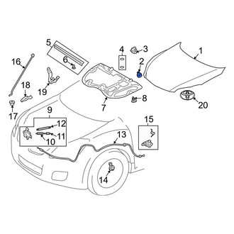 Toyota OE - Hood Stop Buffer