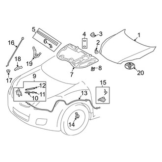 Toyota OE - Hood & Components