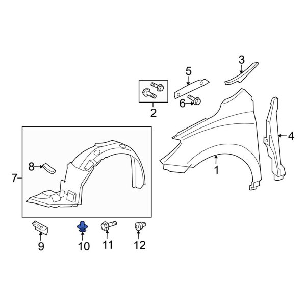 Fender Liner Retainer