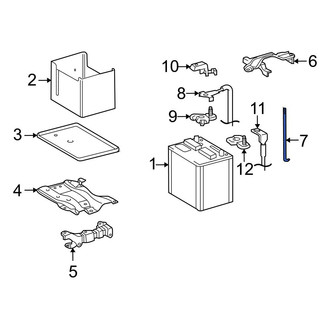Toyota OE - Battery Hold Down Bolt