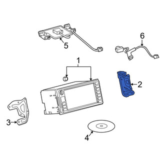 Toyota OE - Right GPS Navigation System Bracket