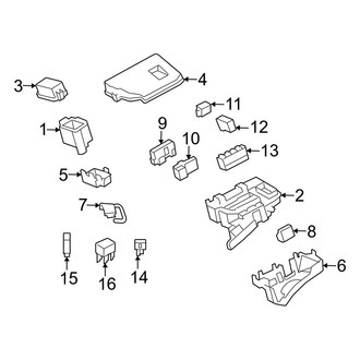 Toyota OE - Electrical Components (Engine Compartment)