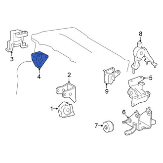 Toyota OE - Left Engine Mount