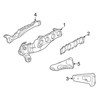 Toyota OE - Exhaust System - Manifold