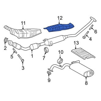 Toyota OE - Rear Floor Pan Heat Shield