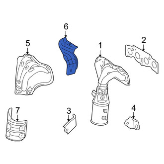 Toyota OE - Upper Exhaust Manifold Heat Shield