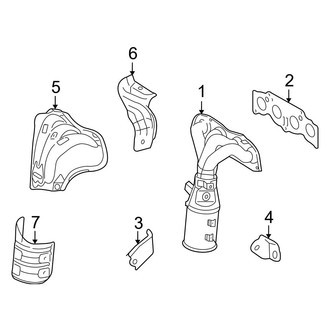 Toyota OE - Exhaust System - Manifold