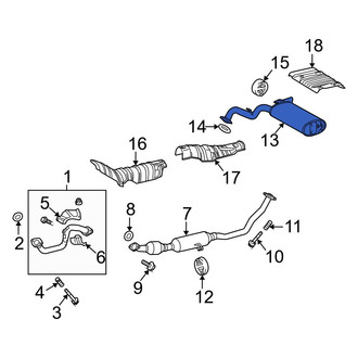 Toyota OE - Exhaust Muffler