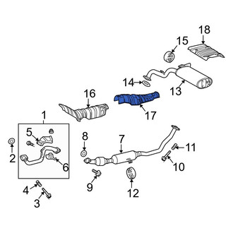 Toyota OE - Center Floor Pan Heat Shield