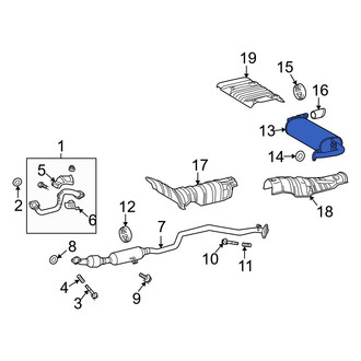 Toyota OE - Exhaust Muffler