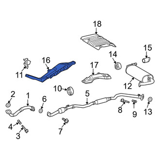 Toyota OE - Front Floor Pan Heat Shield