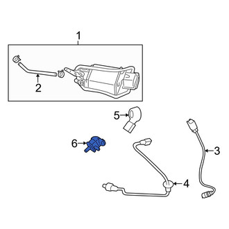 Toyota OE - Exhaust Gas Recirculation (EGR) Vacuum Delay Valve