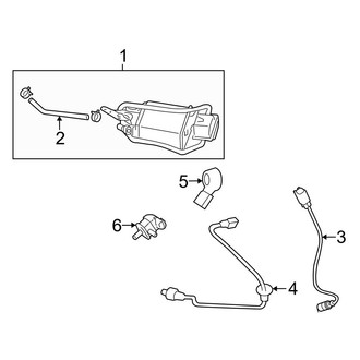 Toyota OE - Emission System - Emission Components (Base)