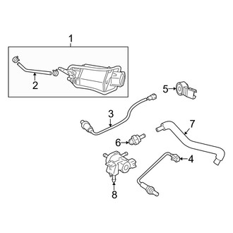 Toyota OE - Emission System - Emission Components (S FWD)