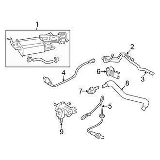 Toyota OE - Emission System - Emission Components (AWD)