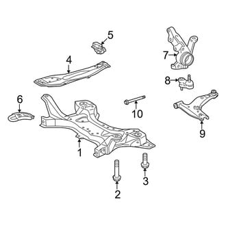 Toyota OE - Front Suspension - Suspension Components (1.8L)