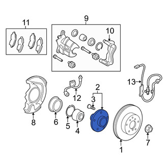 Toyota OE - Front Wheel Hub