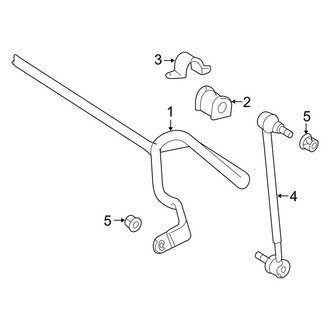 Toyota OE - Front Suspension - Stabilizer Bar & Components