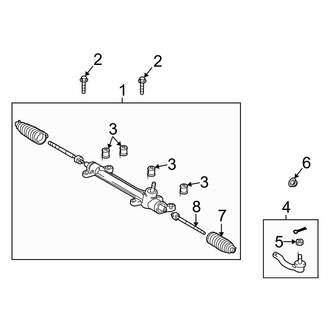 Toyota OE - Steering Gear & Linkage (FWD)