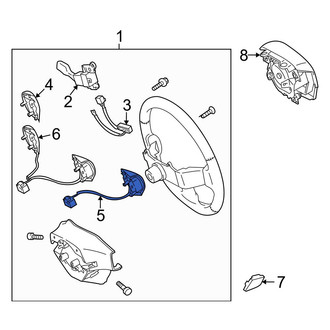 Toyota OE - Steering Wheel Radio Controls