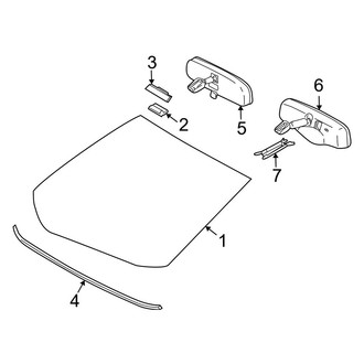 Toyota OE - Windshield - Glass