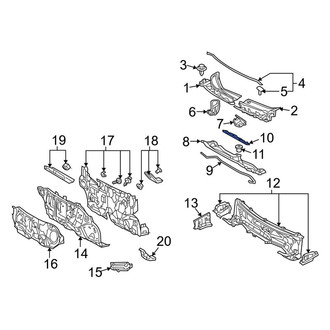 Toyota OE - Cowl Bracket
