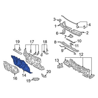 Toyota OE - Firewall