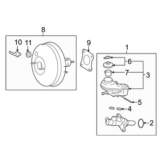 Toyota OE - Cowl - Components on Dash Panel
