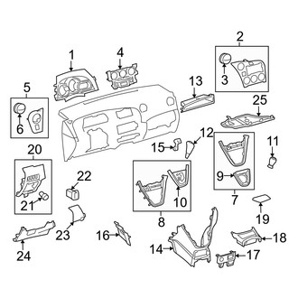 Toyota OE - Instrument Panel Components