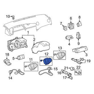 Toyota OE - HVAC Blower Control Switch